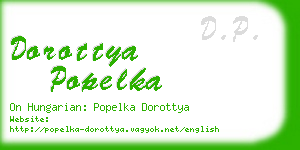 dorottya popelka business card